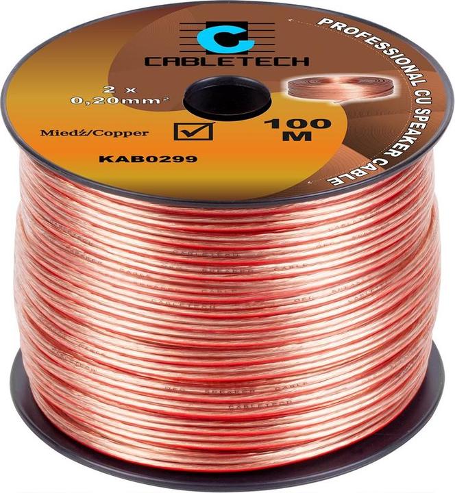 Actual product image Cabletech 0 2 mm speaker cable (0.12 m)
