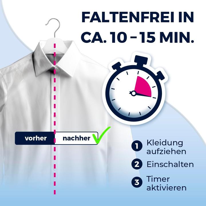 Image du produit CleanMaxx Repasseuse à chemises avec fonction vapeur (1800 W)