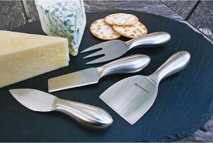 Immagine prodotto Swissmar Käsemesser Silber, 4-teilig (20 cm)