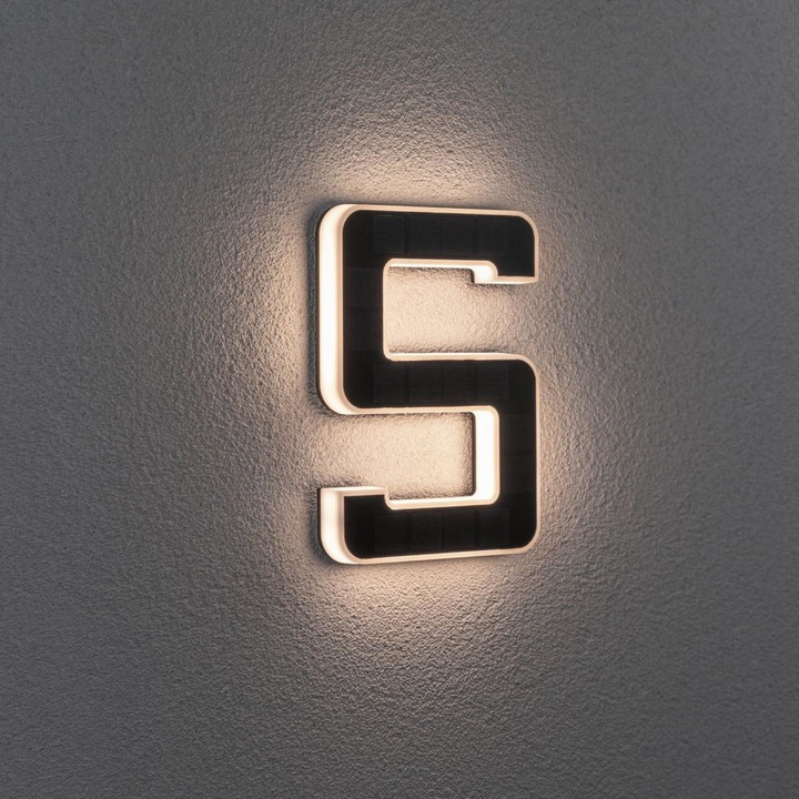 Actual product image Paulmann Solar house number (20 lm, IP44)
