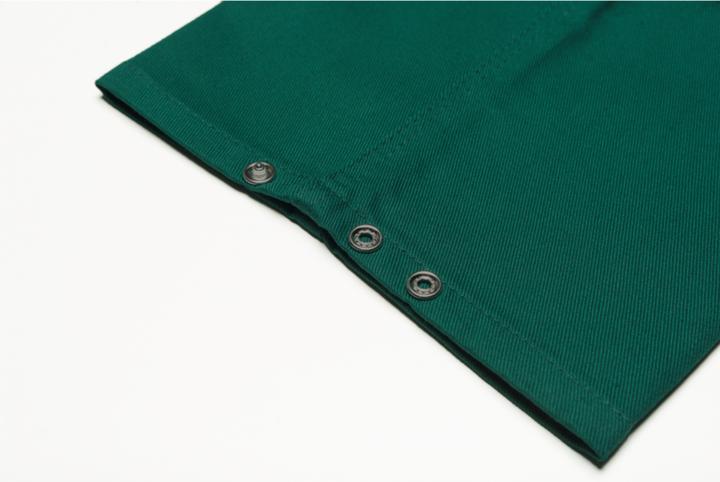 Traje De Rally Planam 1543056 - 100% Algodón, Talla 56, Color Verde, Con Cremallera Ocultas Y Refuerzos Elásticos