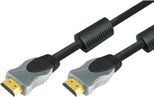 Produktbild Tecline Professional High Speed HDMI Kabel mit Ethernet, High Quality, vergoldet, HDMI St. A / St. A, 3.0 m (3 m, HDMI)