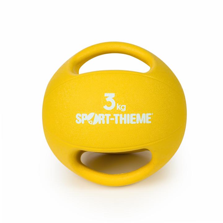 Actual product image Sport-Thieme Medicine ball with handle (3.43 kg, 240 mm)