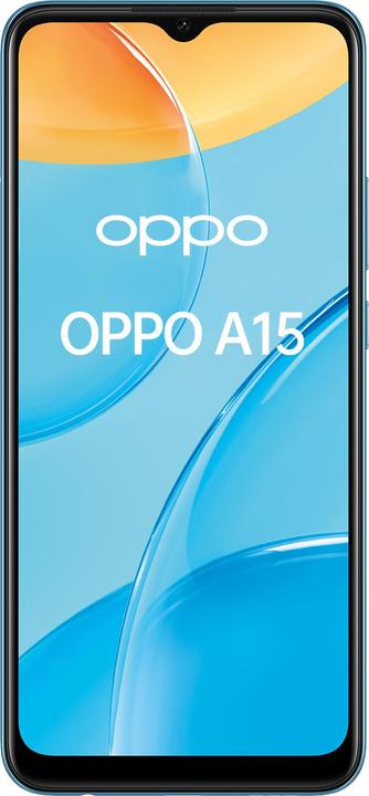 Actual product image OPPO A15 (32 GB, Mystery Blue, 6.52", Dual SIM, 4G)
