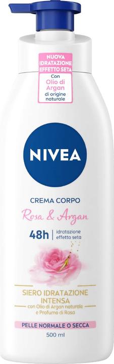 NIVEA Rosa & Argan (Body cream, Body lotion, 500 ml)