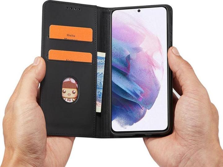 Immagine prodotto Hurtel Custodia per carte magnetiche per Samsung Galaxy S22 + (S22 Plus) Custodia per carte a portafoglio n (Samsung Galaxy S22+)