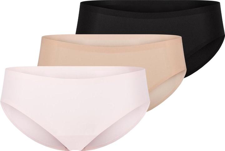 Beige, Schwarz, Zart Rose