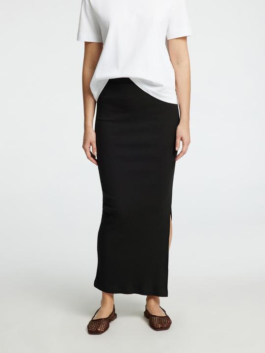 Immagine prodotto Selected Femme Rippmuster Baumwoll Maxirock (S)