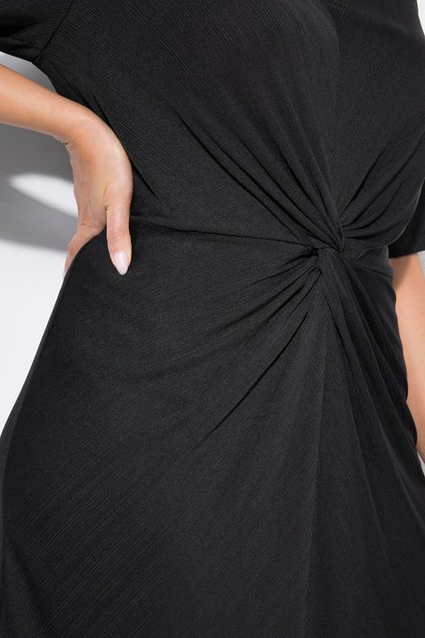 Produktbild Ulla Popken Jerseykleid, drapiert, V-Ausschnitt, Halbarm (46, 48)