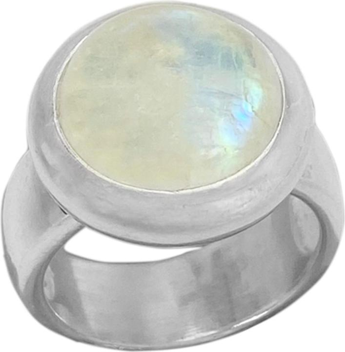 Produktbild Steinkult Sterling Silber Ring "Regenbogen Mondstein" (54, 925 Silber)