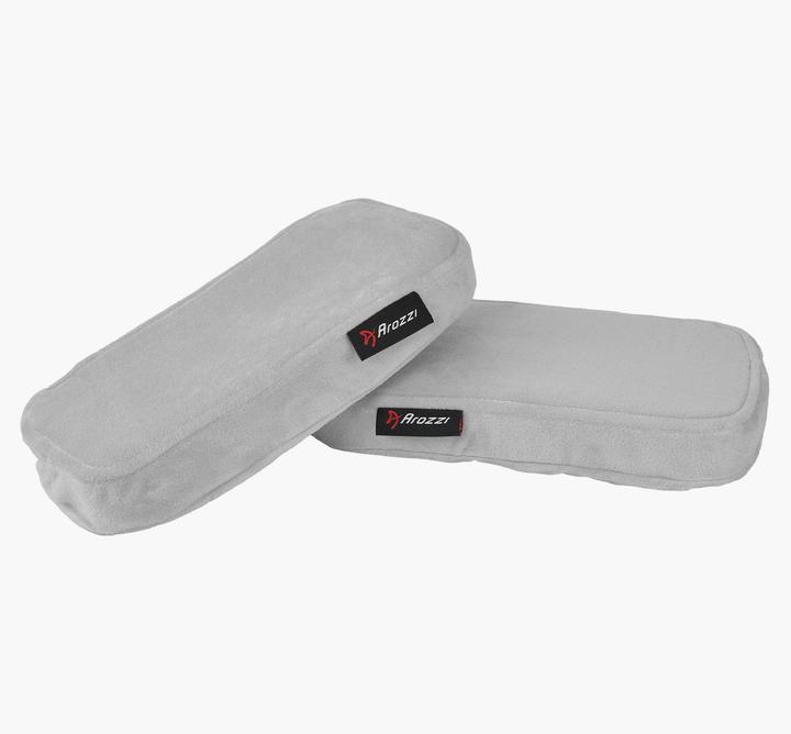 Actual product image Arozzi Memory Foam Armrest Pads Grey