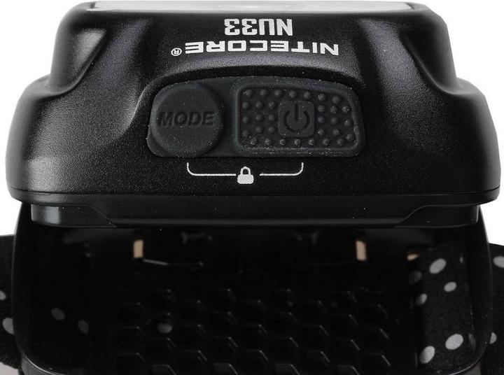 Actual product image Nitecore NU33 Triple Output USB C Rechargeable Headlamp (700 lm)