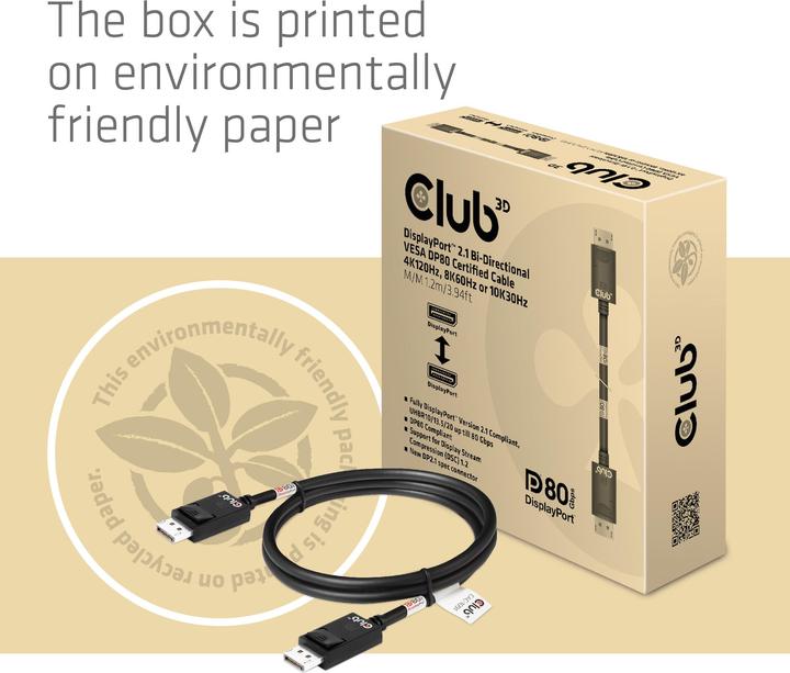 Produktbild Club 3D DisplayPort – DisplayPort (1.20 m, DisplayPort)