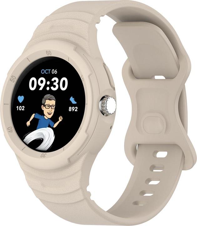 Techsuit - Watchband (W066) - Google Pixel Watch / Watch 2 / Watch 3 41mm - Beige (Silicone)