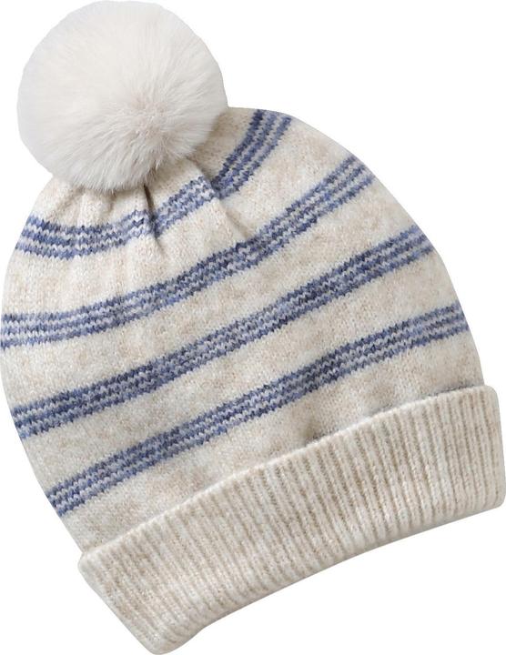 Actual product image Vertbaudet Set aus Mütze, Rundschal & Handschuhe gestreift, Mädchen (98, 86)