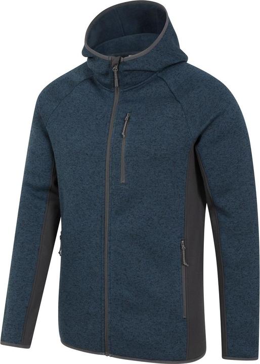 Actual product image Mountain Warehouse Mens Treston Fleece Hooded Hoodie (XXS)
