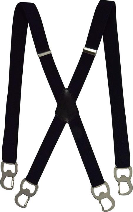 Only-Bags.Store Schmale Hosenträger mit Bierflaschenöffner und Karabinerhaken