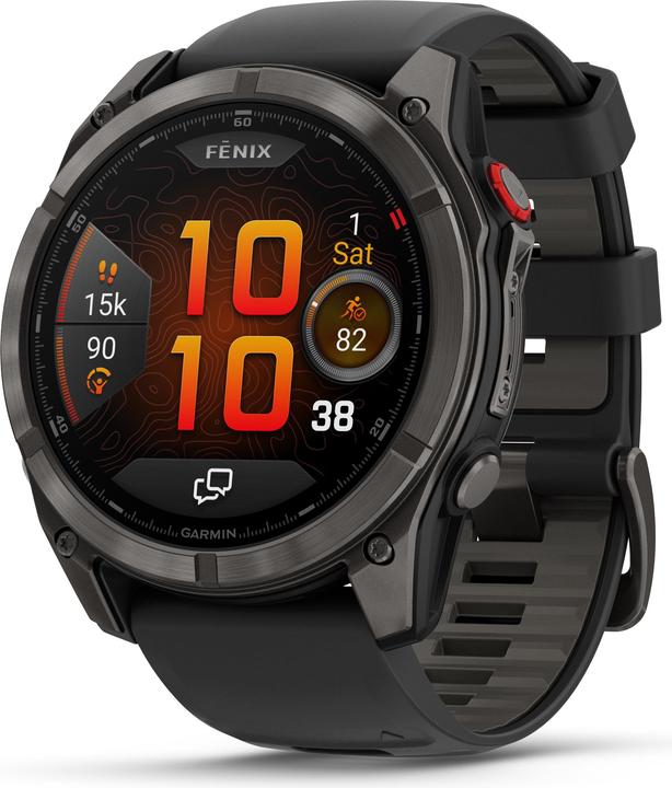 Produktbild Garmin fēnix® 8 Pro 51mm DLC Titan (51 mm)