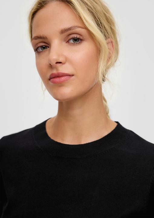 Produktbild s.Oliver Strickpullover Pullover aus Viskosestretch (36)