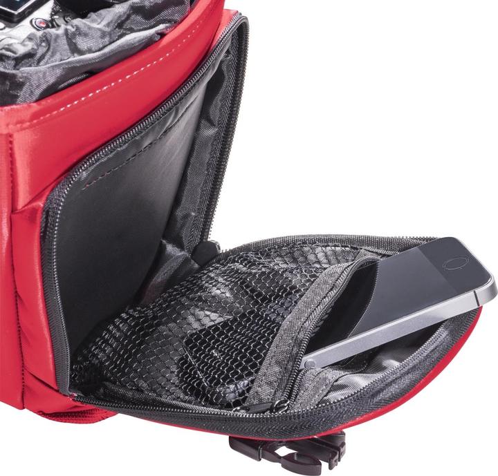 Produktbild mantona Premium Colttasche rot (Kamera Schultertasche, Kamera Bereitschaftstasche, 5.85 l)