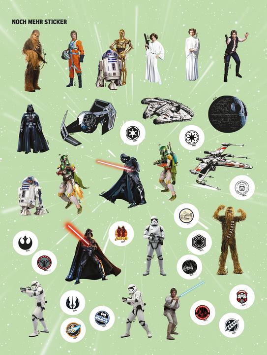 Produktbild Panini Star Wars: 1001 Sticker - Stickern - Rätseln - Ausmalen