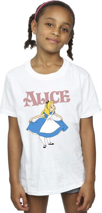 Produktbild Disney Mädchen Alice im Wunderland verbeugen sich TShirt aus Baumwolle (128)
