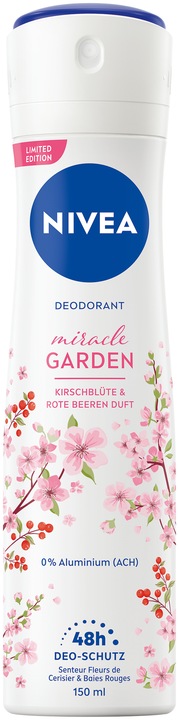 Immagine prodotto NIVEA Miracle Garden spray per fiori di ciliegio (Getto vaporizzato, 150 ml)