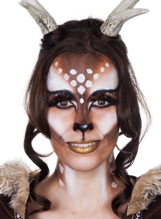 Produktbild Maskworld Aqua Make-up - Schminke gold metallic - Fasching