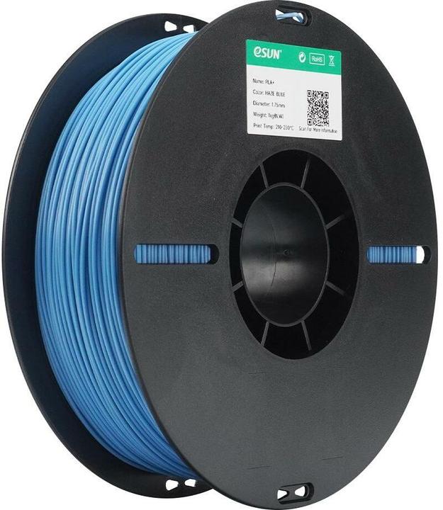 Actual product image eSUN Filament PLA+ High Speed Dunst Blau 1.75mm 1000g (PLA, 1.75 mm, 1000 g)