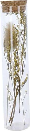 MICA Living Reagenzglas mit Blumen - aus Glas - ca. 3,5 x 16 cm (16 cm)