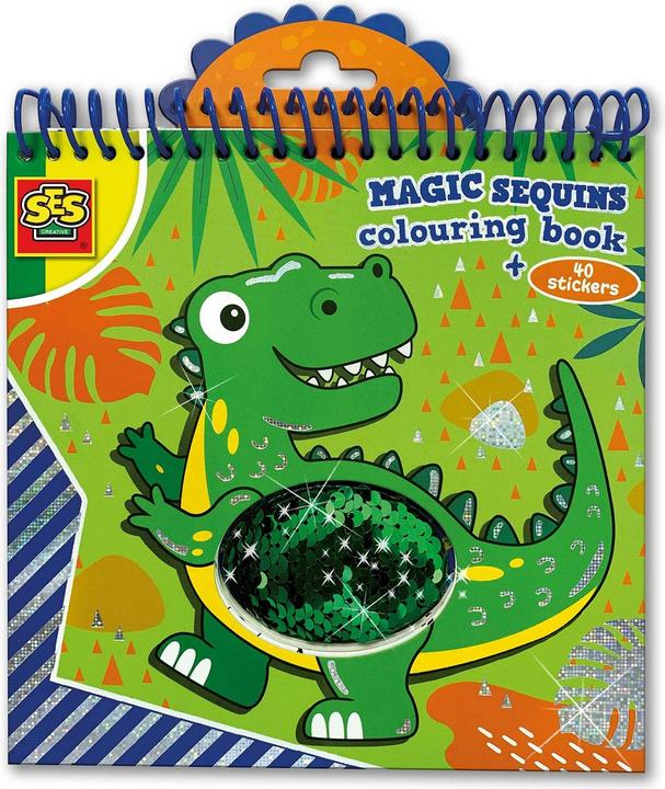 Actual product image Ses Magic Sequins coloring book