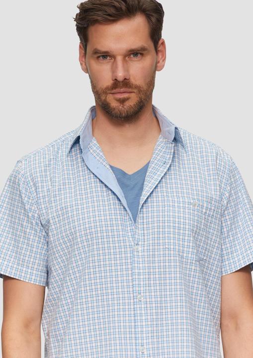 Produktbild S.Oliver Hemd Kurzarmhemd mit Kentkragen (S)