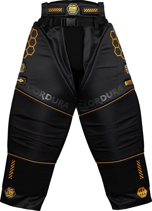 Zone Floorball Zone Goalie pants PRO3 SUPERWIDE black/gold