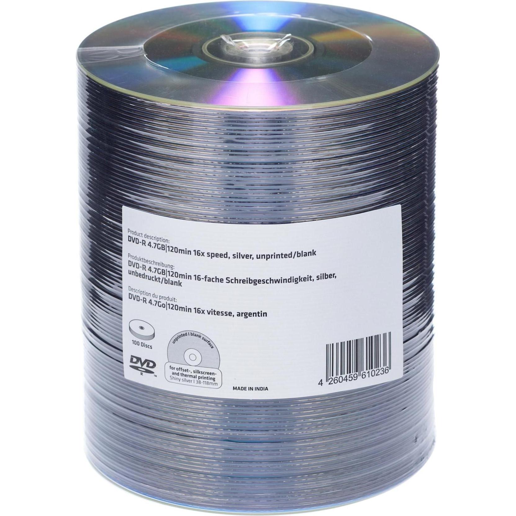 MediaRange DVD-R 4.7GB, 100er Spindel (100 x), Optischer Datenträger