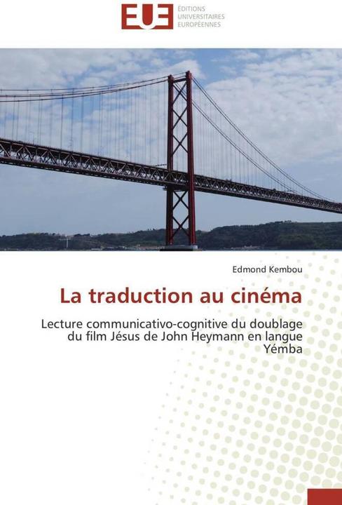 Image du produit La traduction au cinéma (Français, Edmond Kembou, 2012)