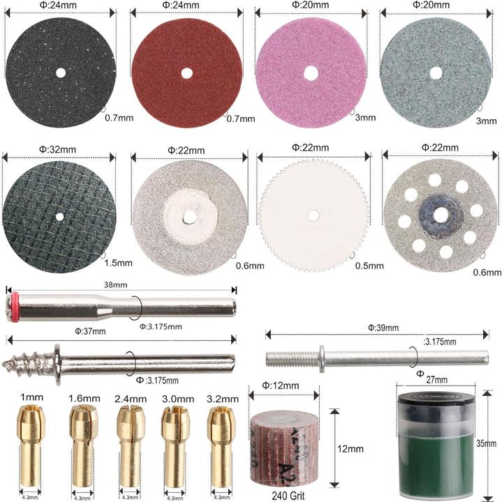 Actual product image Spta Multifunktionswerkzeug Zubehörset (Multifunctional tool)