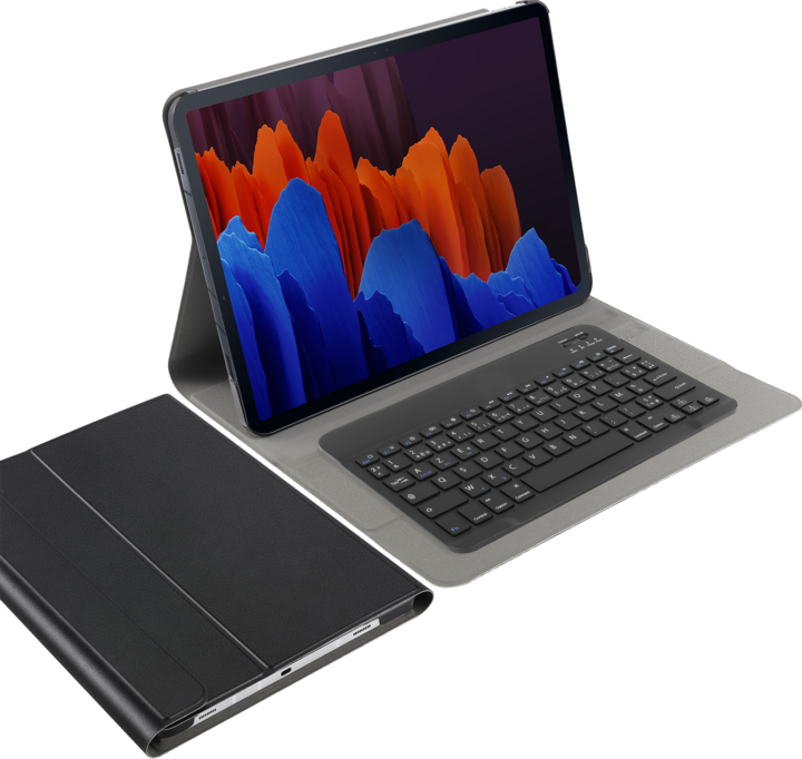Cazy Keyboard case compatible with Samsung Galaxy Tab S7 FE/Tab S7 Plus - Protective case with magnetic (Galaxy Tab S7 FE)