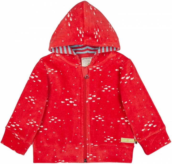 Produktbild loud + proud Kapuzenjacke Frottee (68)