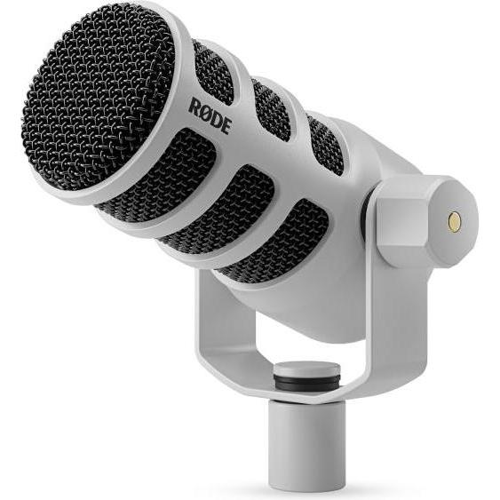 Thumbnail - RØDE Mikrofon Podmic USB Weiss mit PSA-1 Stativ und Kabel, Mikrofon