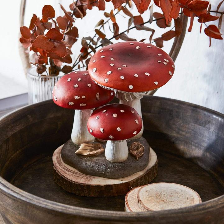 Actual product image Loberon Decorative mushroom Lupton red/white