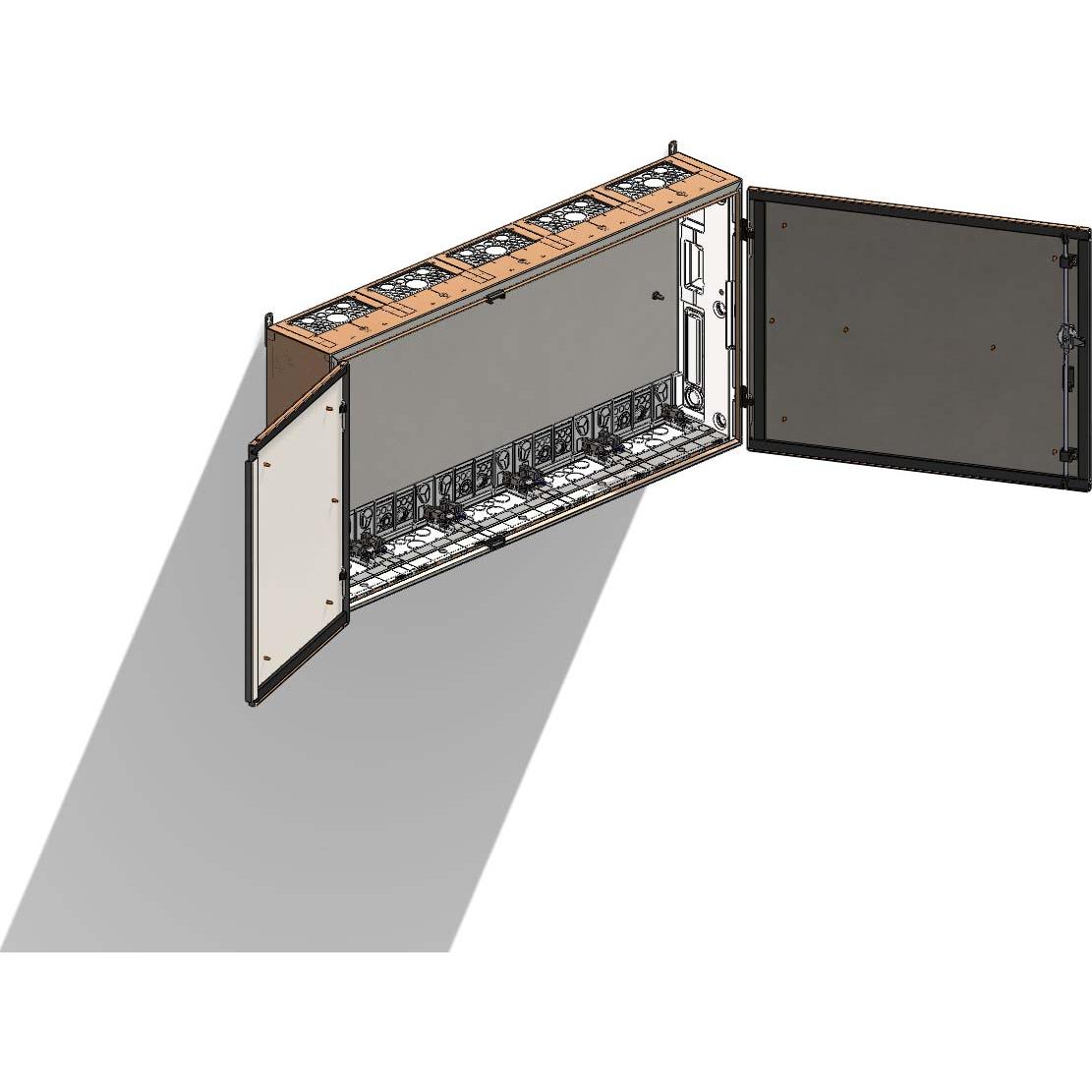 ABN, Verteilerschrank, Wandgehäuse geerdet IP54 SE54