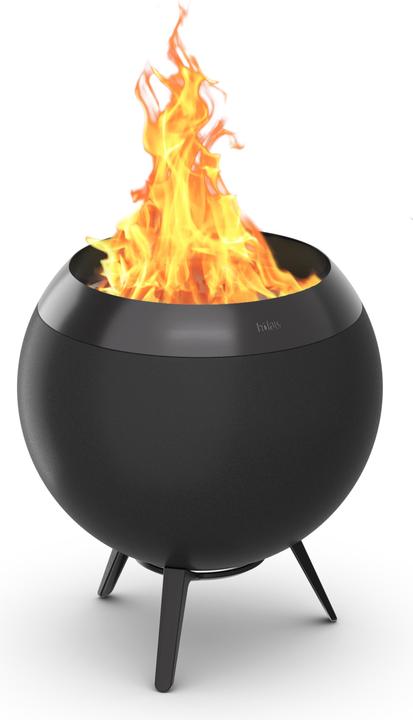 Actual product image Höfats MOON 45 all black Feuerkorb mit niedrigem Fuss (45 cm)