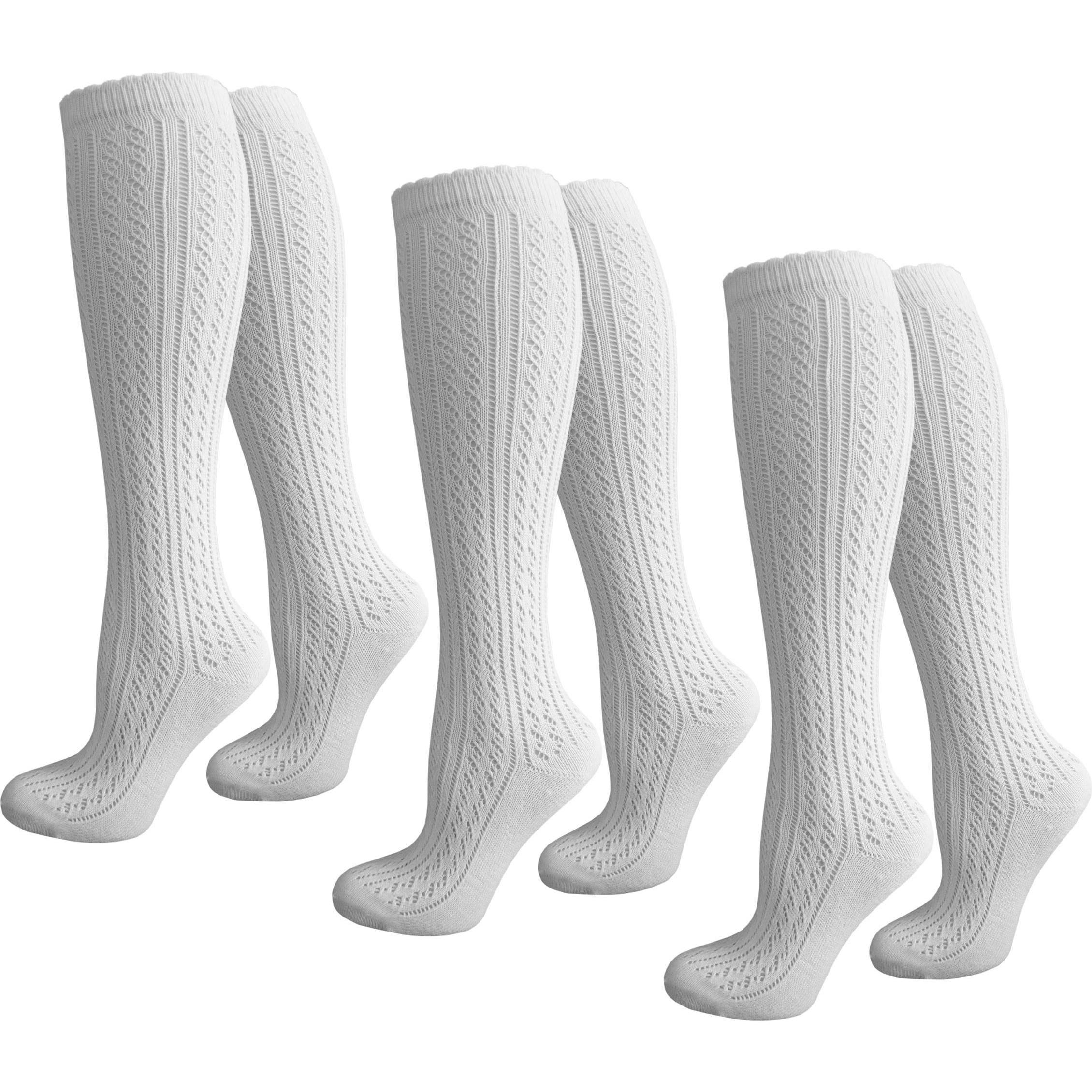 Thumbnail - Normani, Herren, Socken, 3 Paar Trachten-Kniestrümpfe, Weiss, (3er Pack, 43 - 46)