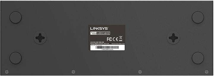 Actual product image Linksys Lgs116 (16 ports)