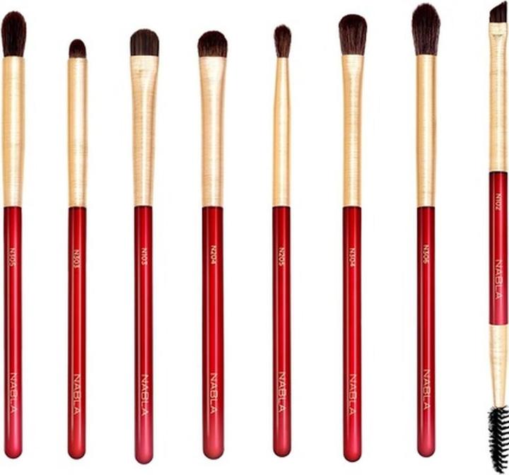 Actual product image Nabla Ruby Complete Eye Brush Set 200g (Eyebrows)