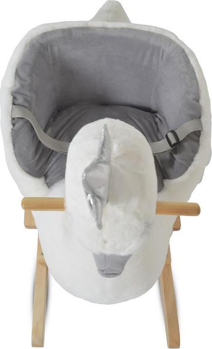 Produktbild Moni Schaukeltier Schwan aus Holz Musik