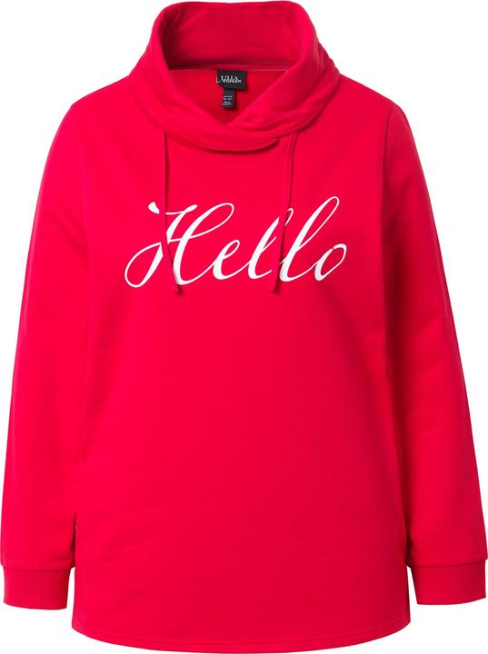 Immagine prodotto Ulla Popken Felpa dalla vestibilità classica con HELLO e collo alto (46, 48)