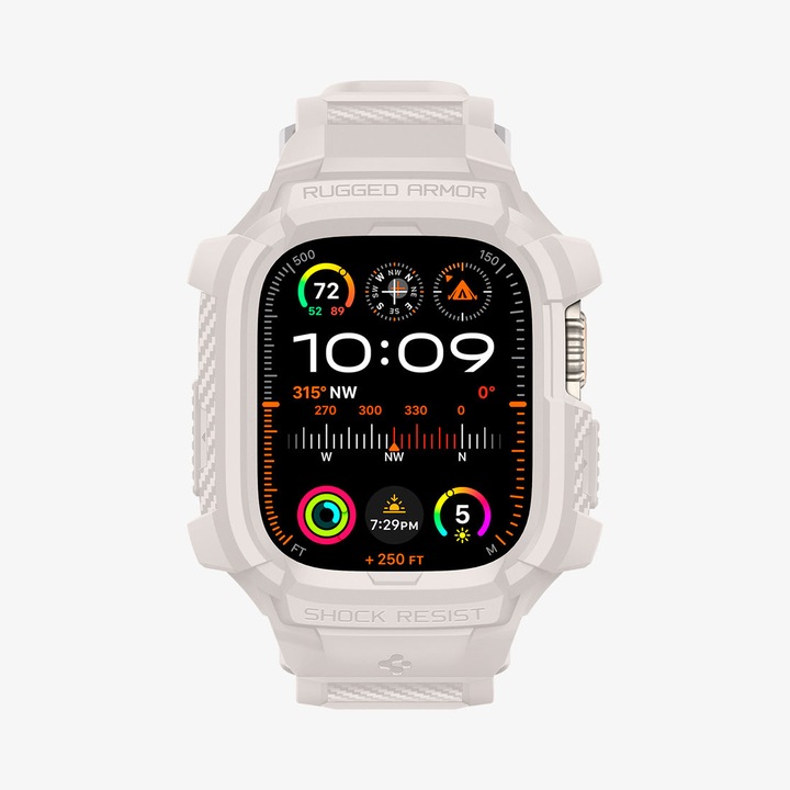 Actual product image Spigen Appl Watch Ultr 2/1 RugArmProDnBg