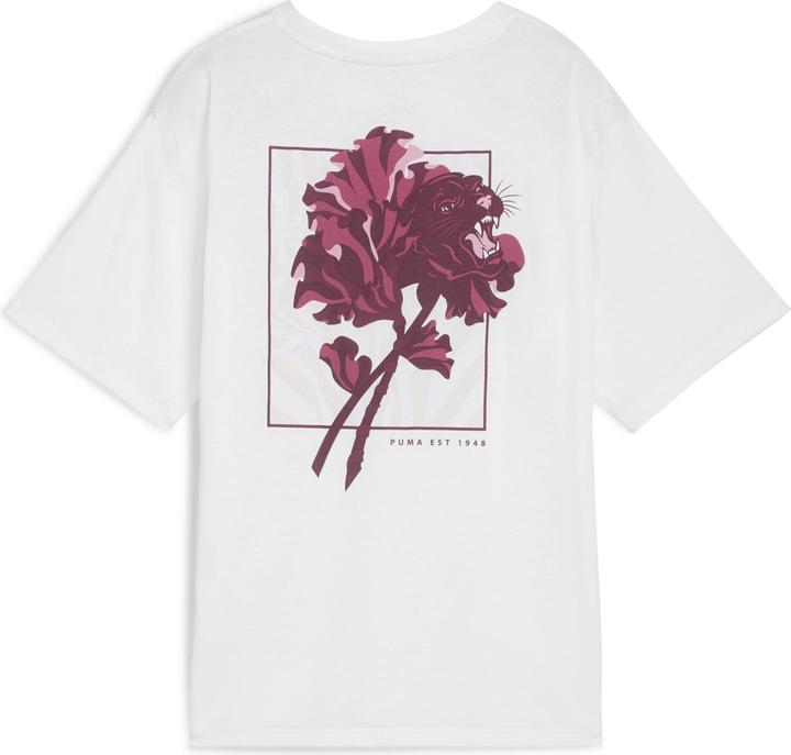 Actual product image Puma W Floral Cat Graphic Tee (S)