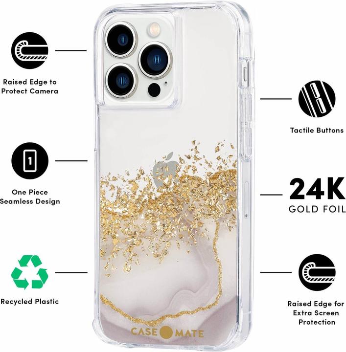 Actual product image Case-Mate Karat Marble Case for iPhone 13 Pro (Apple iPhone 13 Pro)